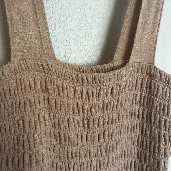 Free People Tan Wide-Leg Jumpsuit - Picture 3 of 3